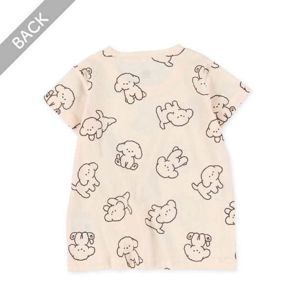 いぬ・ねこ総柄半袖Tシャツ