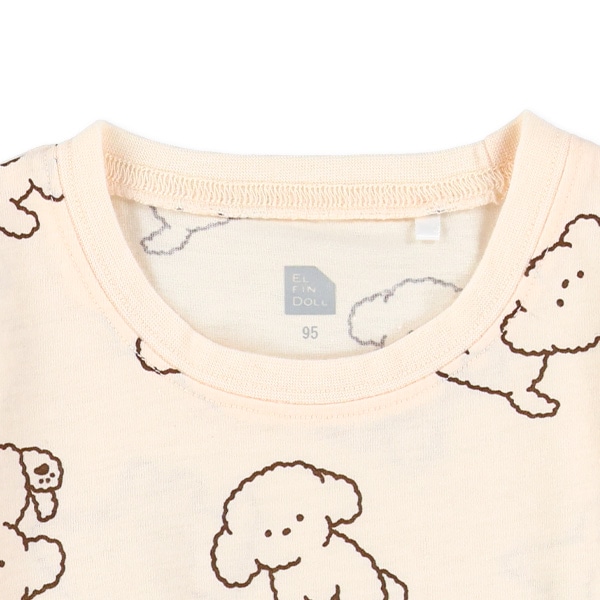 いぬ・ねこ総柄半袖Tシャツ