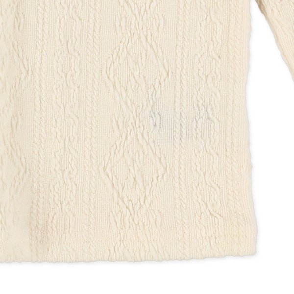 ジャガードハイネック長袖Tシャツ