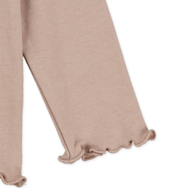 厚手スムースハイネック長袖Tシャツ