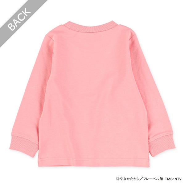 ミニ裏毛スエット長袖Tシャツ（アンパンマン）