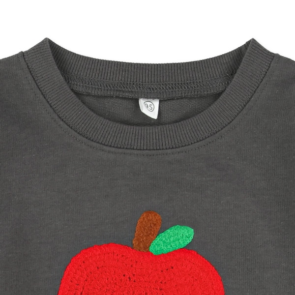 ミニ裏毛チェーン刺繍トレーナー