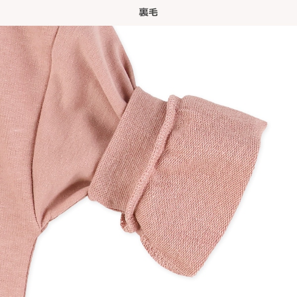 ミニ裏毛サガラ刺繍いちごトレーナー