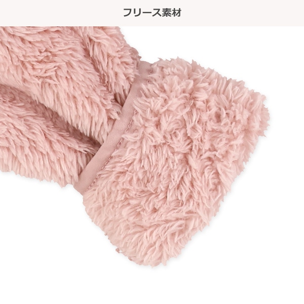 フリースくま耳無地ジャケット