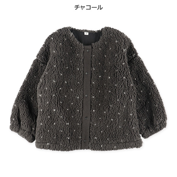 シャギーボア総柄ジャケット