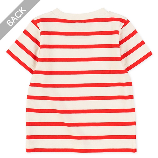 シングルボーダー半袖Tシャツ