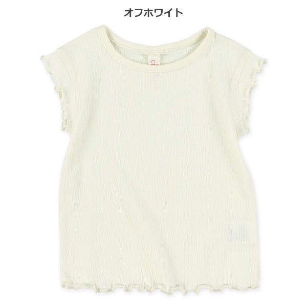 楊柳ニットフレンチTシャツ