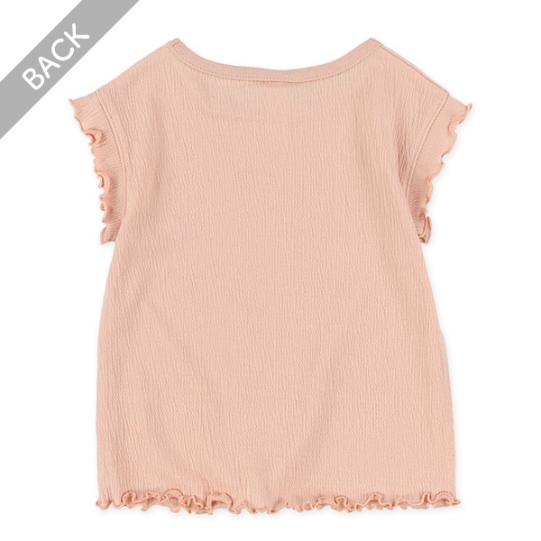 楊柳ニットフレンチTシャツ