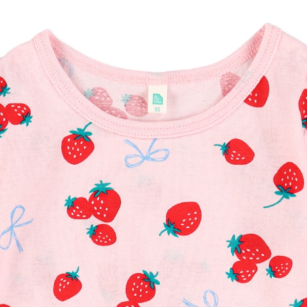 レモン・いちご総柄フレンチTシャツ