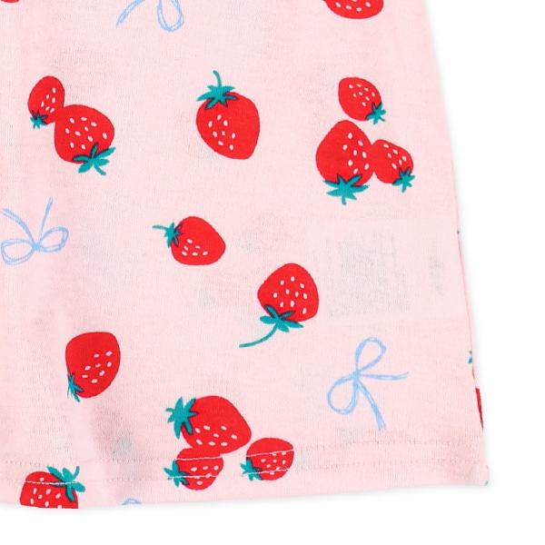 レモン・いちご総柄フレンチTシャツ