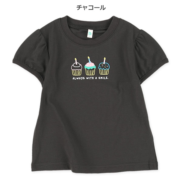 ネオンカップケーキフレンチTシャツ