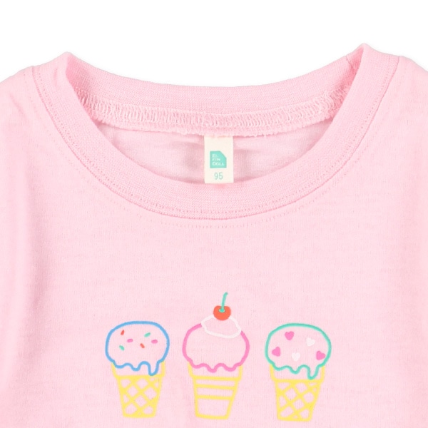 ネオンカップケーキフレンチTシャツ