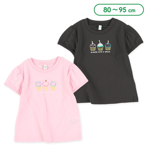 ネオンカップケーキフレンチTシャツ