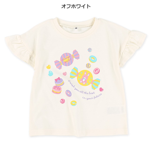 キャンディーフリルフレンチTシャツ