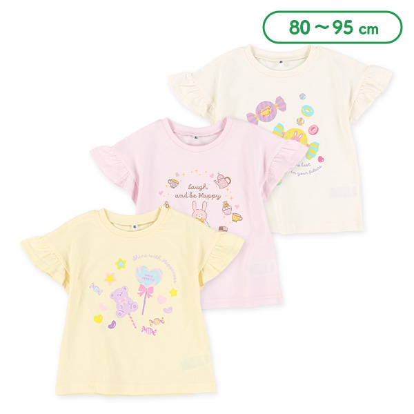 キャンディーフリルフレンチTシャツ