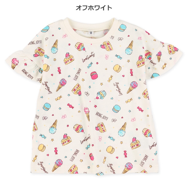 スイーツフリルフレンチTシャツ