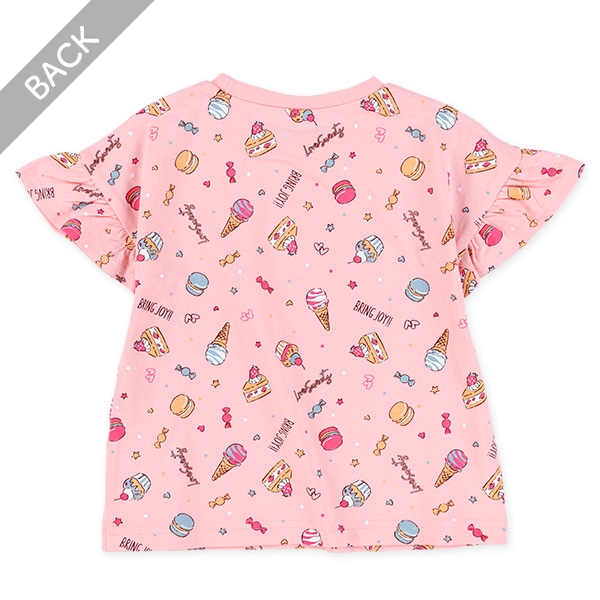 スイーツフリルフレンチTシャツ