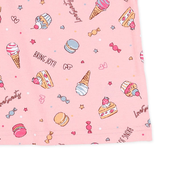 スイーツフリルフレンチTシャツ