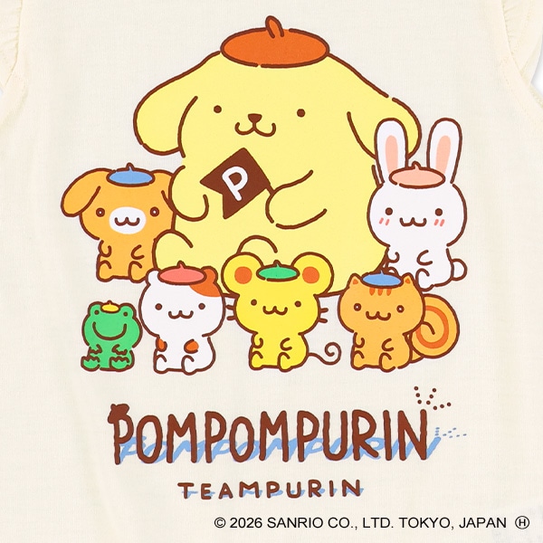 フレンチTシャツ（ポムポムプリン）