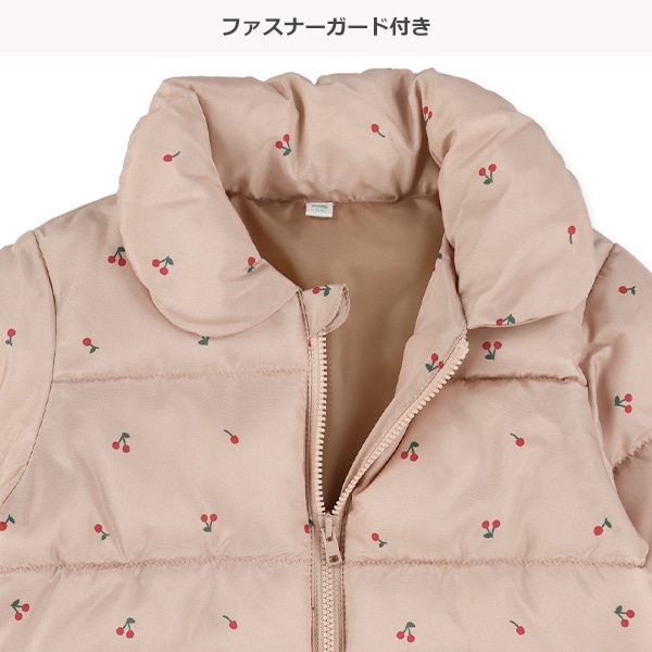 中綿裾フリルジャケット