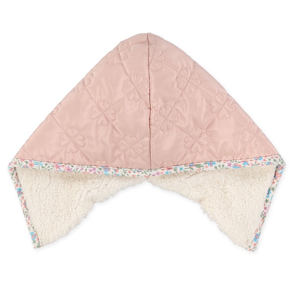 裏ボアキルトクローバー柄ジャケット