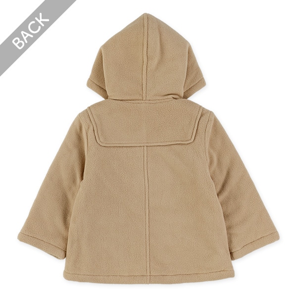 フリースダッフルコート