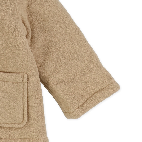フリースダッフルコート