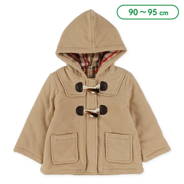 フリースダッフルコート