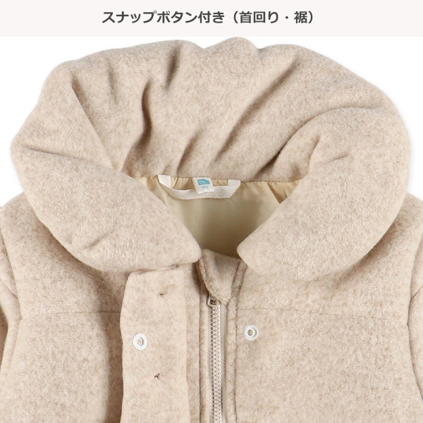 中綿ブークレーコート