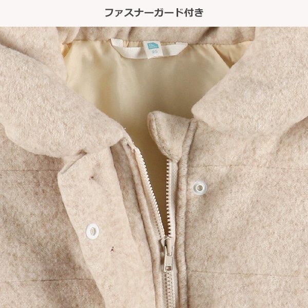 中綿ブークレーコート