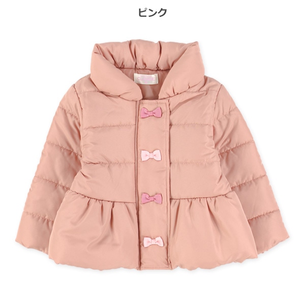 中綿リボン付き防寒ジャケット