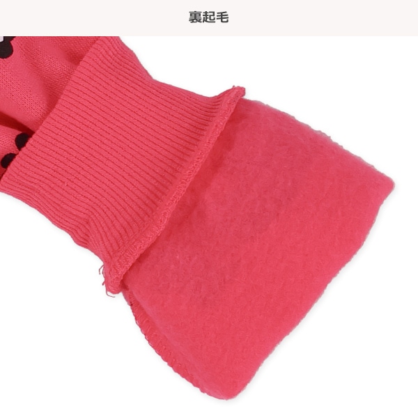 裏起毛ねこ総柄トレーナー