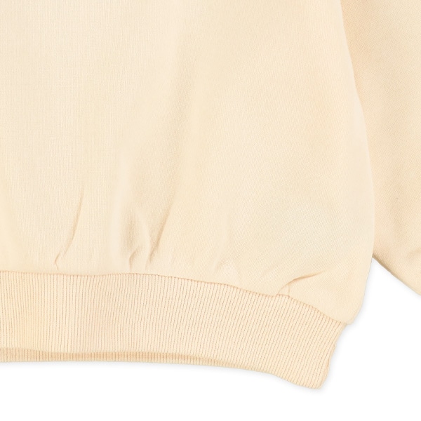 裏起毛胸ハートロゴトレーナー