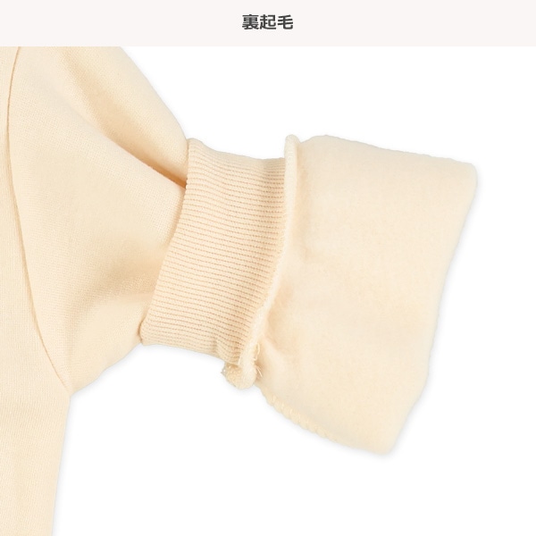 裏起毛胸ハートロゴトレーナー