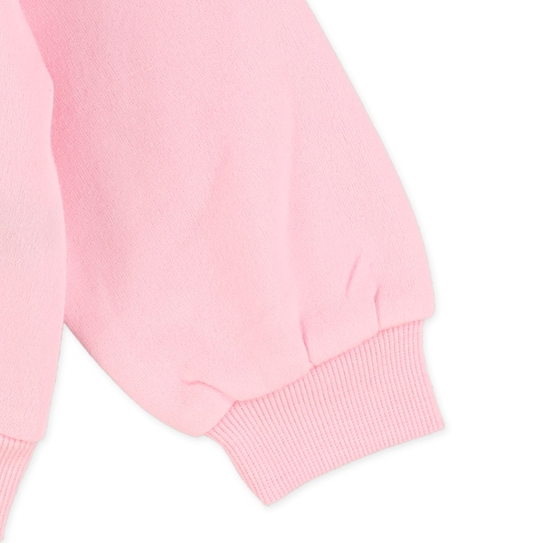 裏起毛胸バックロゴプリントトレーナー