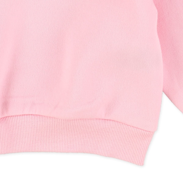 裏起毛胸バックロゴプリントトレーナー