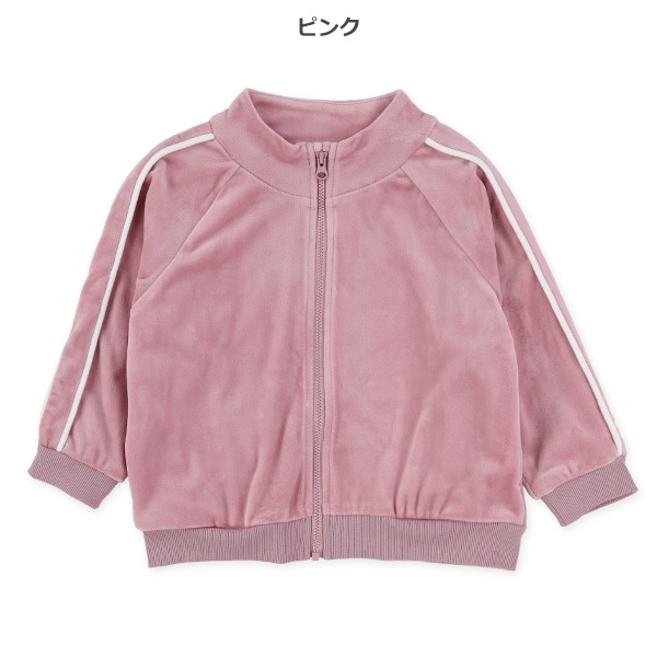 ベロアリブサイド2ラインジャケット