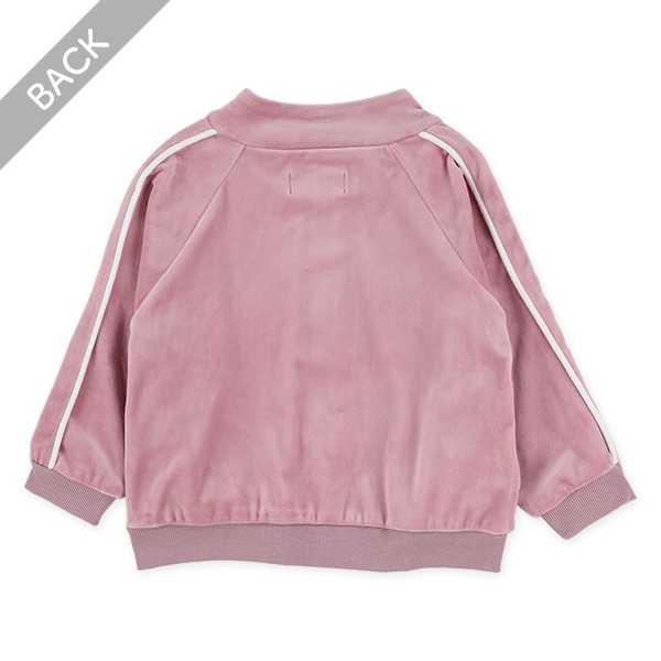 ベロアリブサイド2ラインジャケット