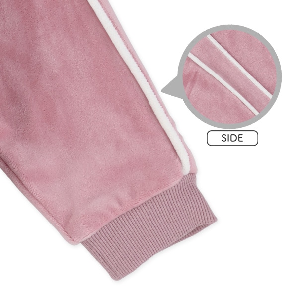 ベロアリブサイド2ラインジャケット