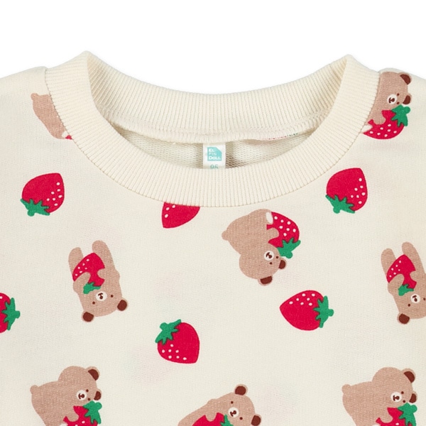 ミニ裏毛アニマルフルーツ薄手トレーナー