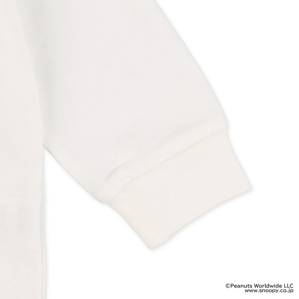 裏毛虹プリント長袖Tシャツ（スヌーピー）