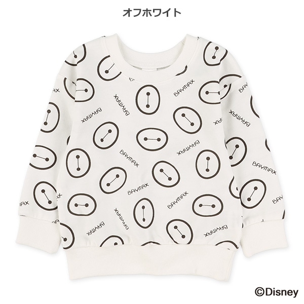 ミニ裏毛総柄薄手トレーナー（ベイマックス）