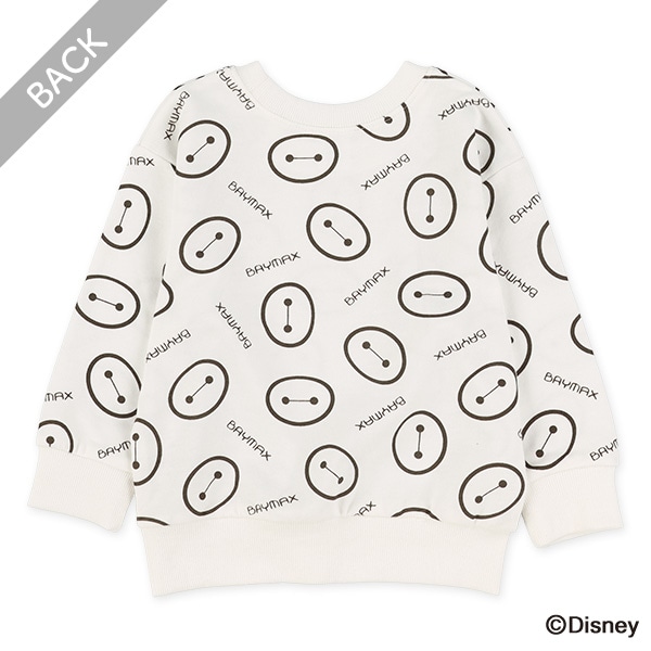 ミニ裏毛総柄薄手トレーナー（ベイマックス）