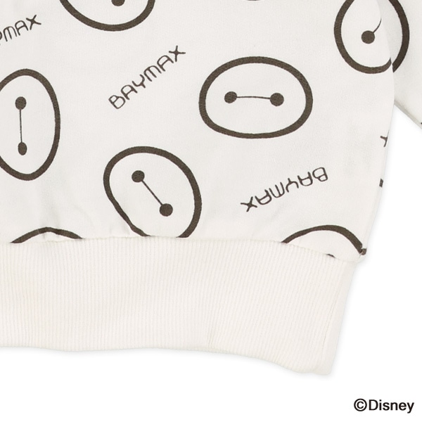 ミニ裏毛総柄薄手トレーナー（ベイマックス）