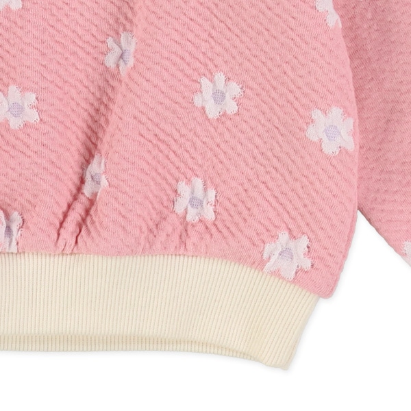 花柄ジャガードトレーナー