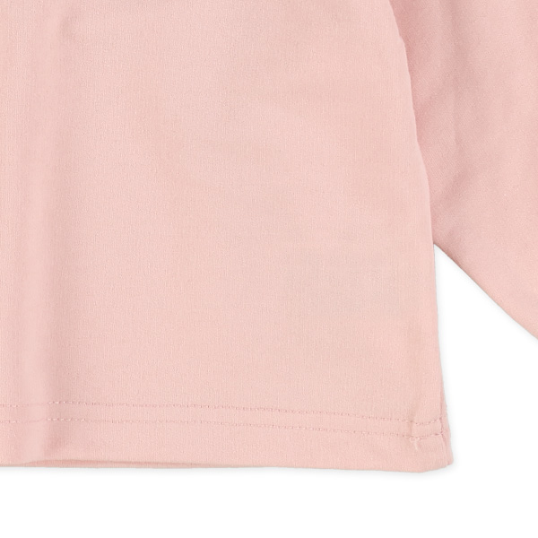 ミニ裏毛くま並び長袖Tシャツ