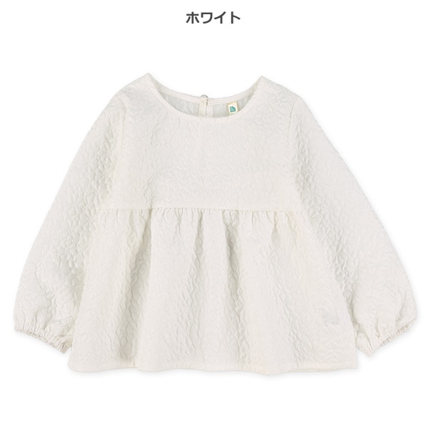 ふくれジャガード長袖シャツ