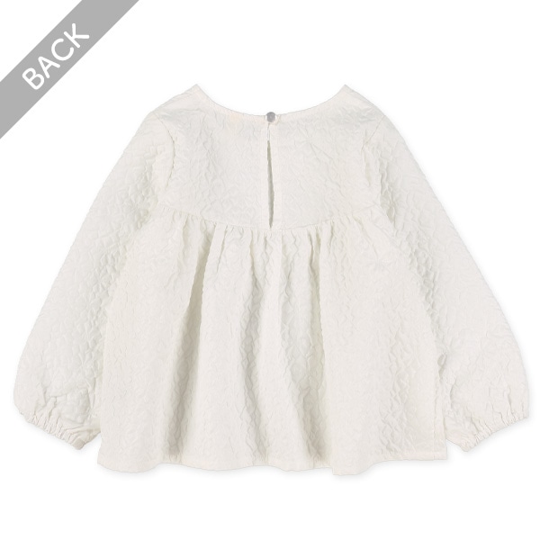 ふくれジャガード長袖シャツ