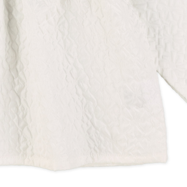 ふくれジャガード長袖シャツ