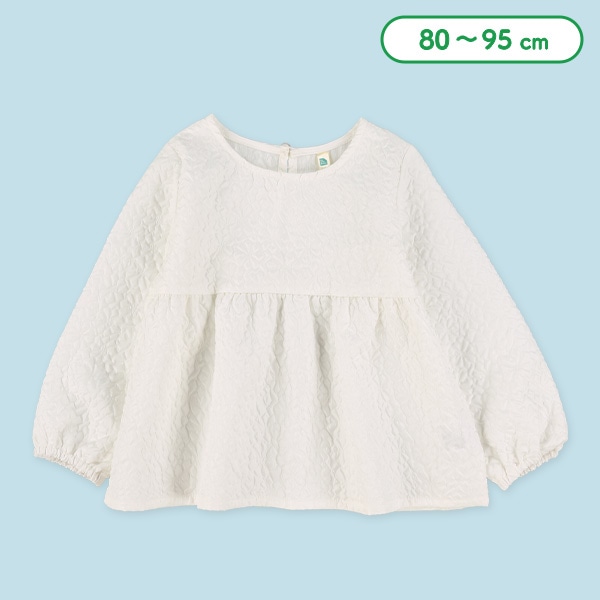 ふくれジャガード長袖シャツ